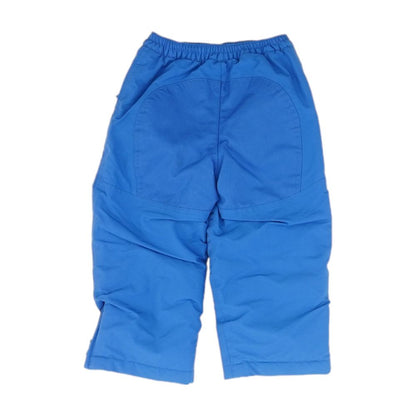 Blue Solid Active Pants