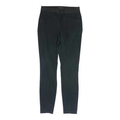 Black Solid Active Pants