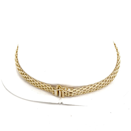 Gold Cable Link Bracelet