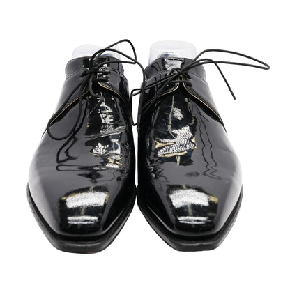 Black Patent Leather Derby Shoe