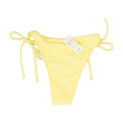 Yellow Solid Swim Bottom