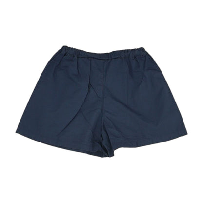 Navy Solid Shorts