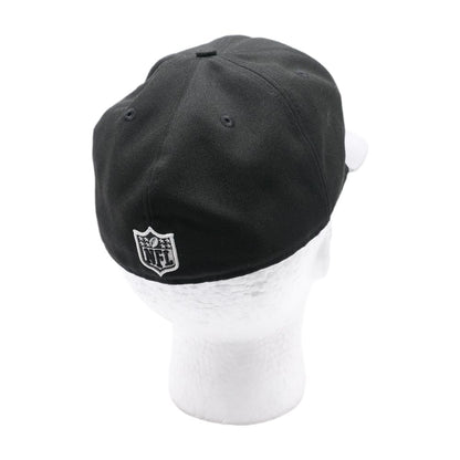 Black Las Vegas Raiders Flat Bill Hat