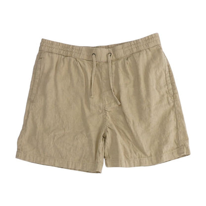 Khaki Solid Shorts