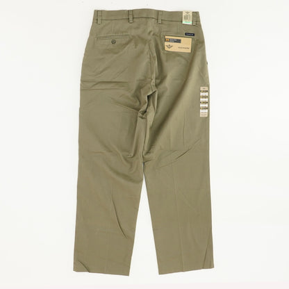 Brown Solid Chino Pants