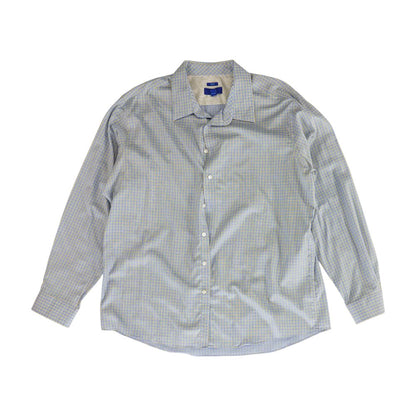 Blue Check Long Sleeve Button Down