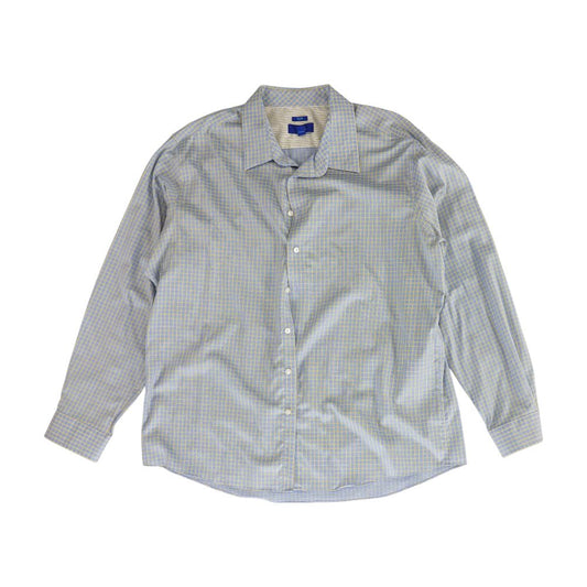 Blue Check Long Sleeve Button Down