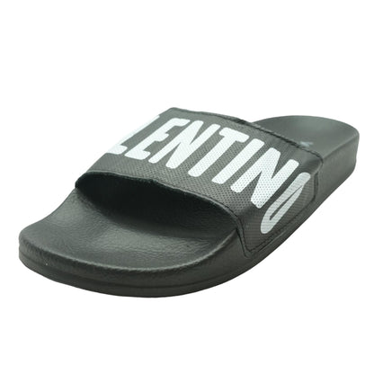 Black Casual Slide Sandals