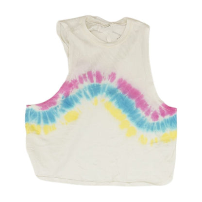 White Tie Dye Tank