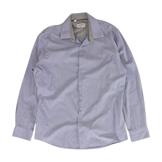 Purple Misc Long Sleeve Button Down