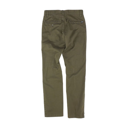 Brown Solid Chino Pants