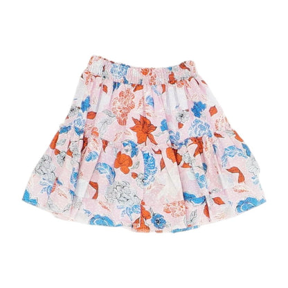 Pink Floral Mini Skirt