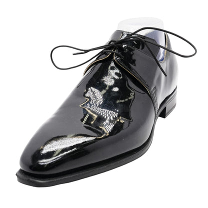 Black Patent Leather Derby Shoe