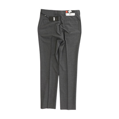 Charcoal Solid Dress Pants