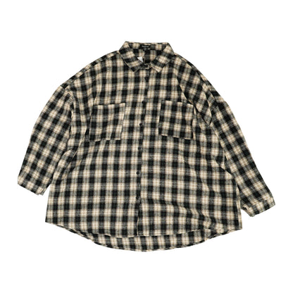 Brown Plaid Button Down