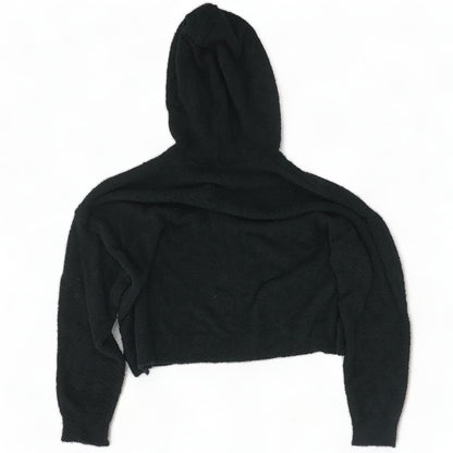 Black Solid Pullover Sweater