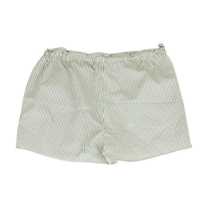 Green Striped Shorts