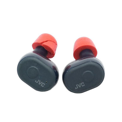 Navy Memory Foam Wireless Earbuds with Black Case