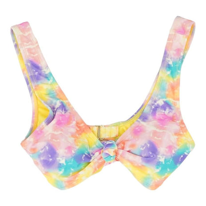 Multi Tie Dye Swim Top