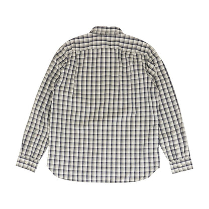 Gray Plaid Long Sleeve Button Down