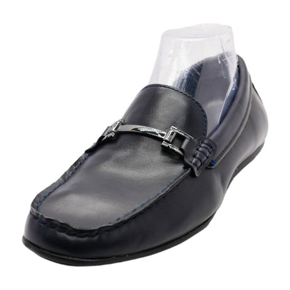 Navy Loafer Shoes