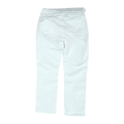 White Solid Jeans