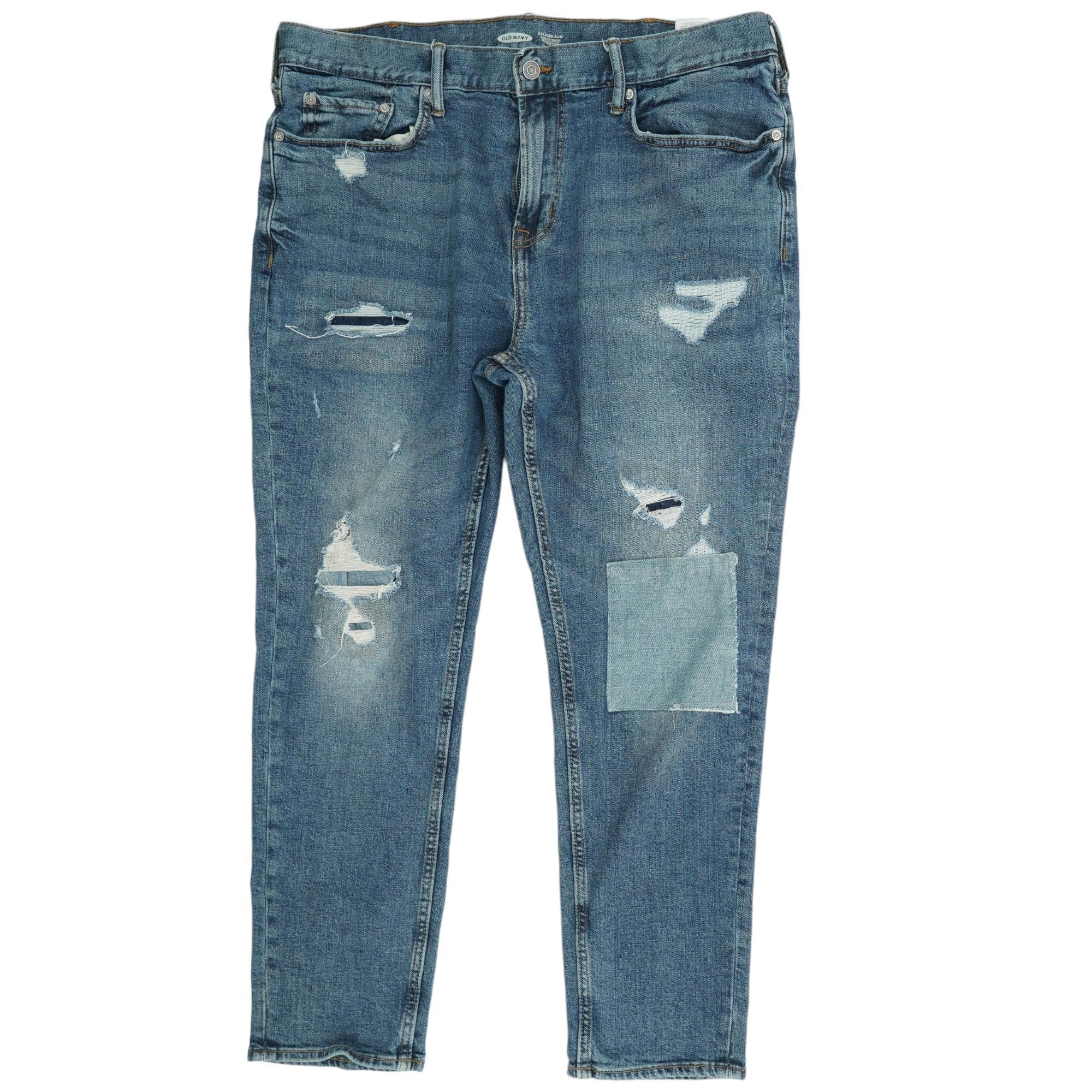 Solid Relaxed Jeans – Unclaimed Baggage