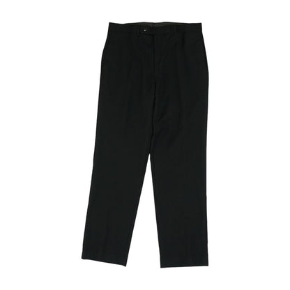 Black Solid Chino Pants