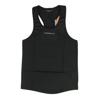 Black Solid Active Tank