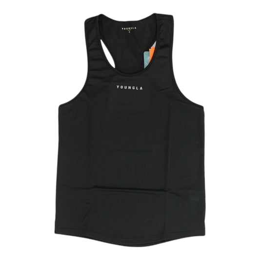 Black Solid Active Tank