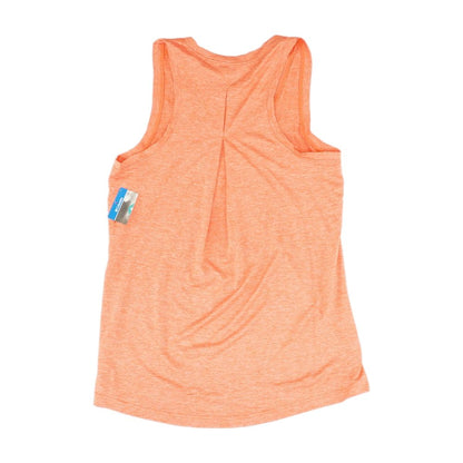 Neon Orange Solid Active Tank