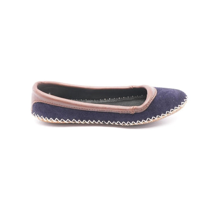 Campadrille Navy Ballet Flat Flats