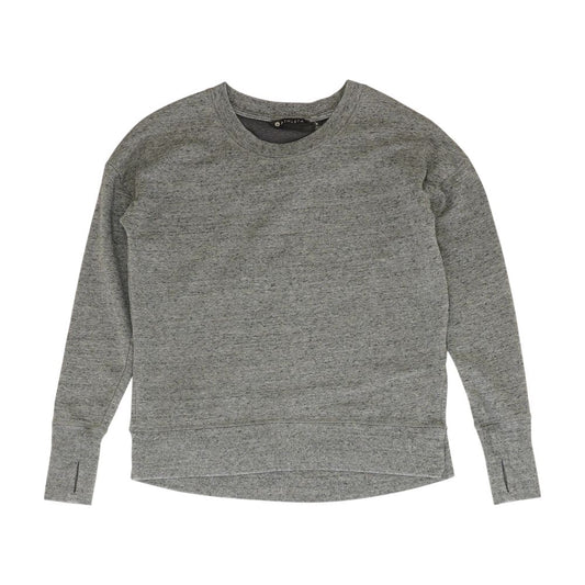 Gray Solid Sweatshirt