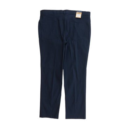 Navy Solid Dress Pants