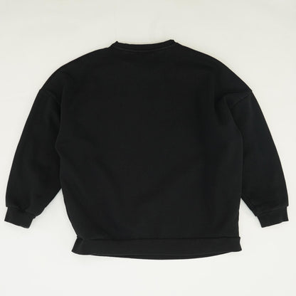 Black Solid Sweatshirt