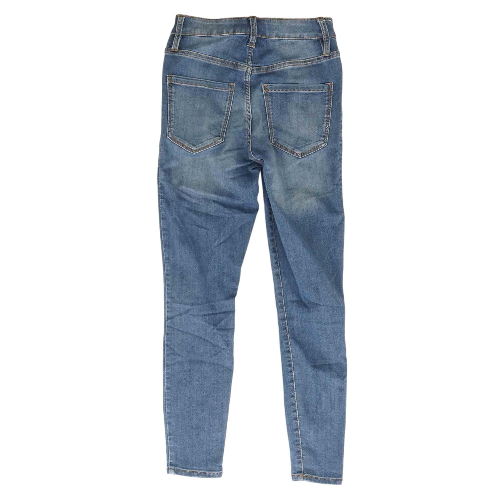 Lucky Brand Solid Blue Jeans Size 6 - 66% off
