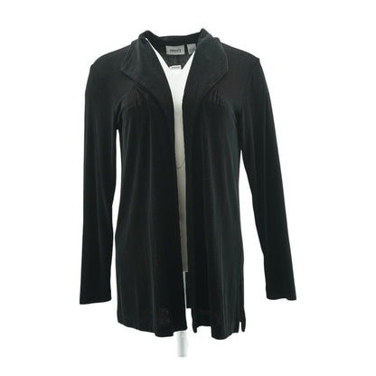 Black Solid Cardigan Sweater