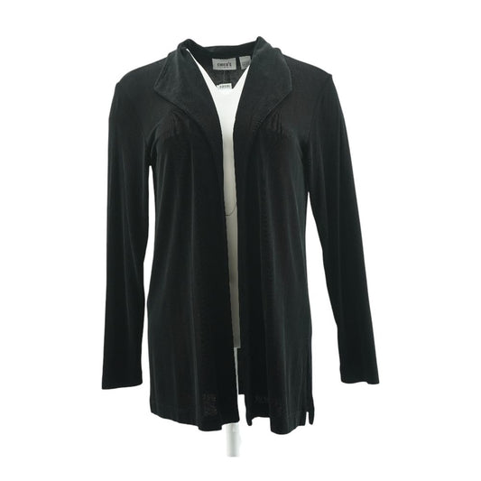 Black Solid Cardigan Sweater