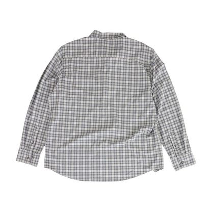 Blue Plaid Long Sleeve Button Down