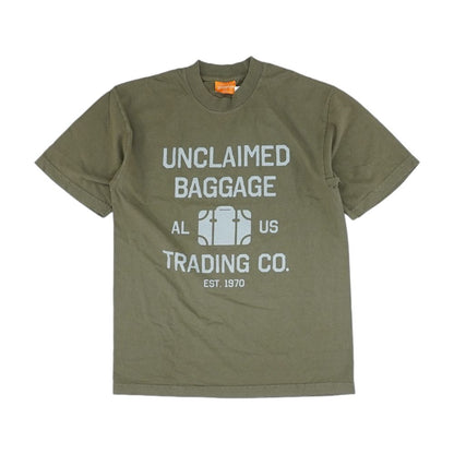 Olive Unclaimed Baggage Trading Co. T-Shirt