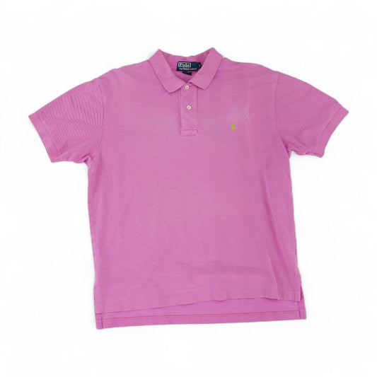 Pink Solid Short Sleeve Button Down