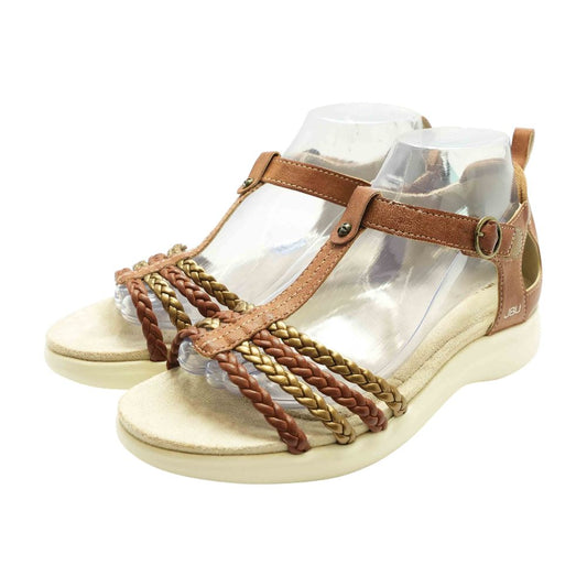 Brown Flat Sandals