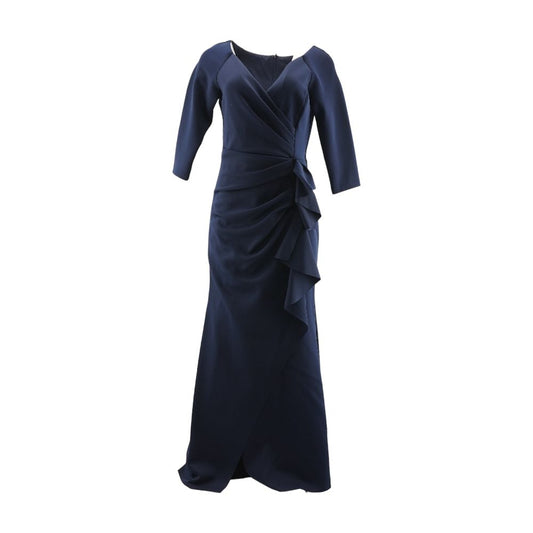 Navy Solid Maxi Dress