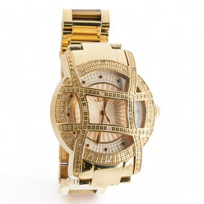 Olympia 10 Year Anniversary Gold Tone Stainless Steel Watch