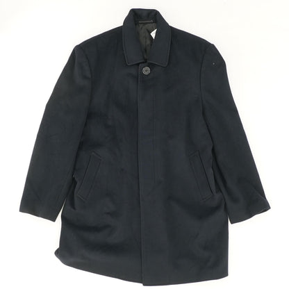 Navy Topcoat Coat