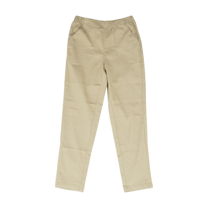 Khaki Solid Chino Pants