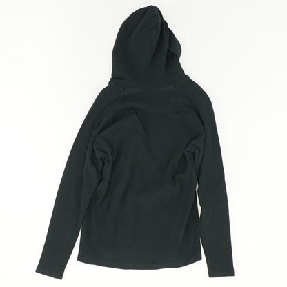 Black Solid Hoodie