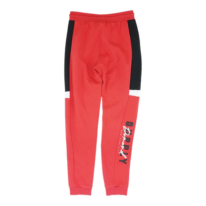 Red Color Block Sweatpants Pants