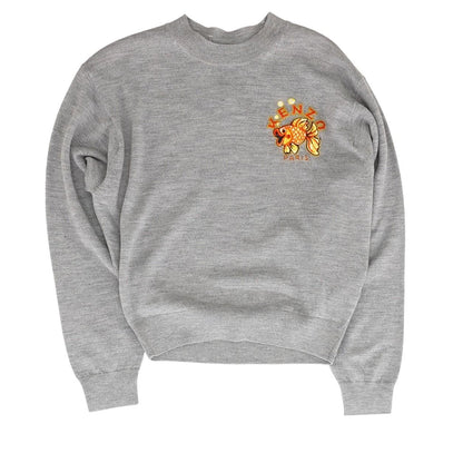 Gray Kingyo Crest Crewneck Sweater