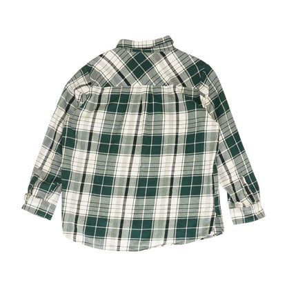 Green Michigan State Plaid Button Down